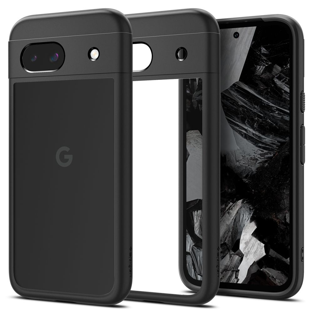 Étui Spigen Hybrid noir pour Pixel 8a