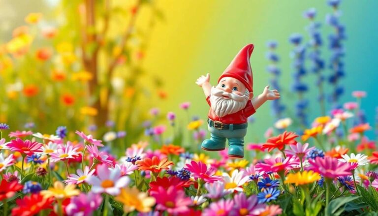Capture du jeu interactif du Google Doodle dédié aux nains de jardin