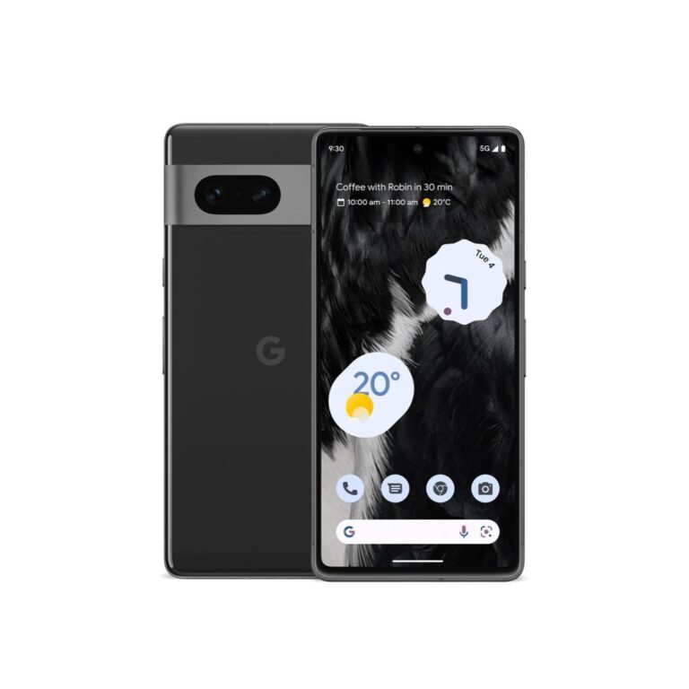Google Pixel 7 reconditionné présenté sous un bel angle avec finition moderne