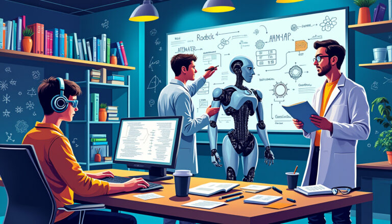 Innovation technologique avec l'intelligence artificielle au cœur des tendances numériques