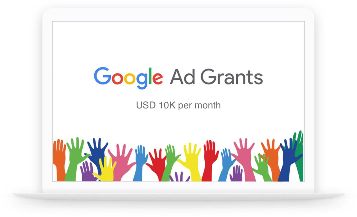 interface google ads grants
