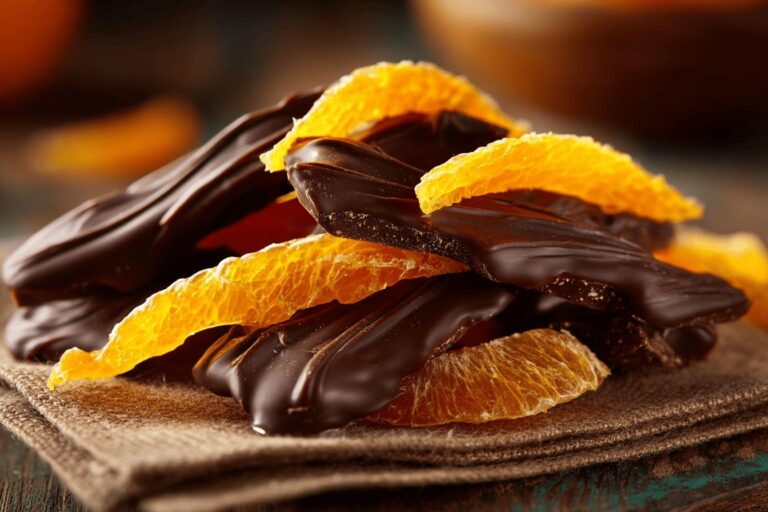Recette facile d’orangettes maison au chocolat