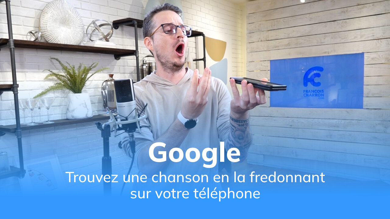 Recherche vocale chanson Google